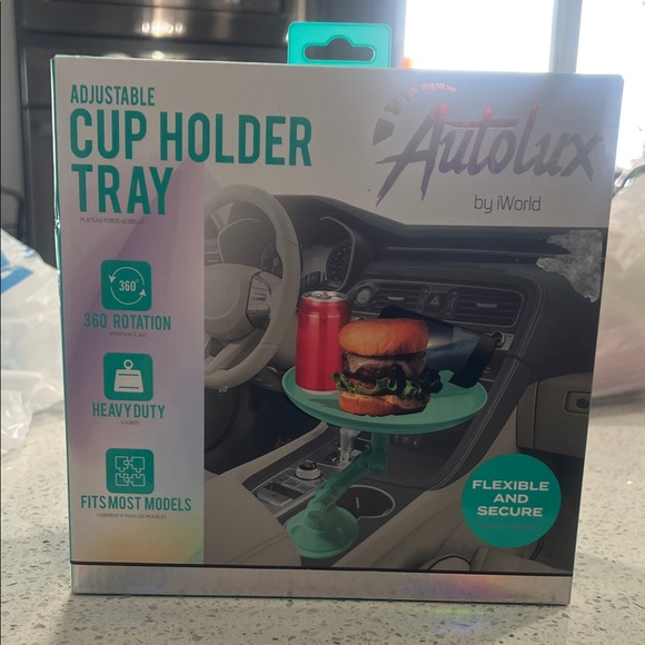 Autolux Adjustable Cup Holder Tray - Picture 2 of 3